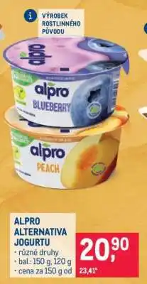 Makro Alpro – alternativa jogurtu nabídka