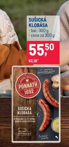 Makro Sušická klobása nabídka