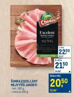 Makro ŠUNKA EXCELLENT NEJVYŠŠÍ JAKOSTI nabídka