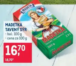 Makro Madetka tavený sýr nabídka