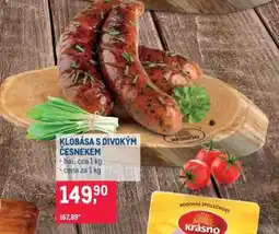 Makro Klobása s divokým česnekem nabídka