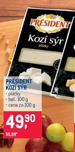 Makro Président Kozí sýr nabídka