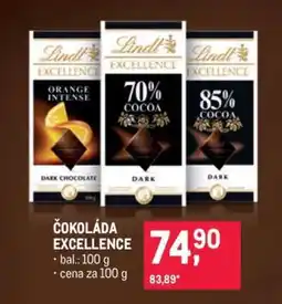 Makro ČOKOLÁDA EXCELLENCE nabídka