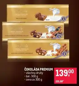 Makro ČOKOLÁDA PREMIUM nabídka