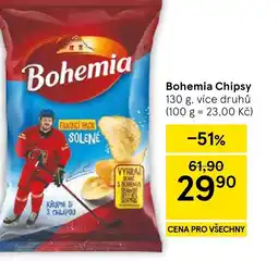 Tesco Bohemia Chipsy nabídka
