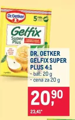 Makro DR. OETKER GELFIX SUPER PLUS 4:1 nabídka