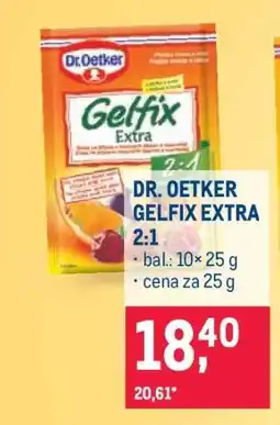 Makro Dr. Oetker Gelfix extra 2 : 1 nabídka