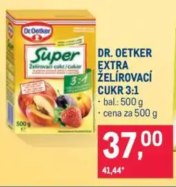 Makro DR. OETKER EXTRA ŽELÍROVACÍ CUKR 3 : 1 nabídka