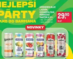 Makro AMUNDSEN BLUE LAGOON, COSMOPOLITAN, PORNSTAR MARTINI 4,5% nabídka