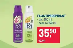 Makro Fa Antiperspirant nabídka