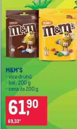 Makro M&M‘s nabídka