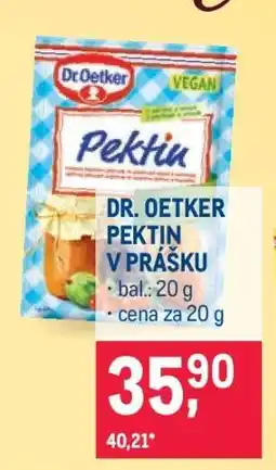 Makro DR. OETKER PEKTIN V PRÁŠKU nabídka