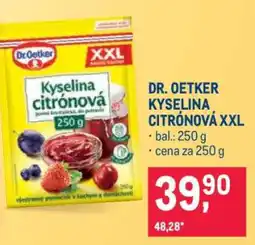 Makro Dr. Oetker Kyselina citronová XXL nabídka