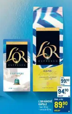 Makro L’OR kávové kapsle nabídka