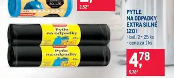 Makro Pytle na odpadky extra silné 120 l nabídka