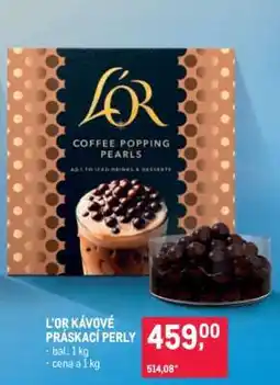 Makro L'OR KÁVOVÉ PRÁSKACÍ PERLY nabídka