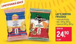 Makro LAY'S, DORITOS FIFA EDICE nabídka