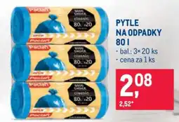 Makro Pytle na odpadky 80 l nabídka