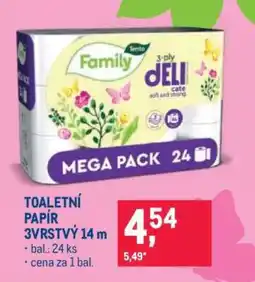 Makro TOALETNÍ PAPÍR 3VRSTVÝ 14 m nabídka