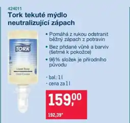 Makro TORK TEKUTÉ MÝDLO NEUTRALIZUJÍCÍ ZÁPACH nabídka