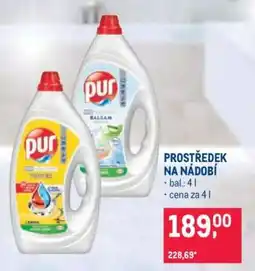Makro Prostředek na nádobí nabídka