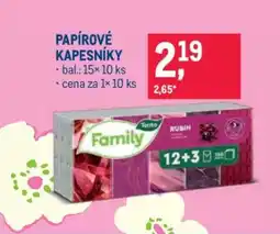 Makro Papírové kapesníky nabídka