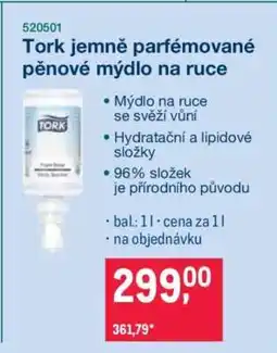Makro Tork jemně parfémované pěnové mýdlo na ruce nabídka