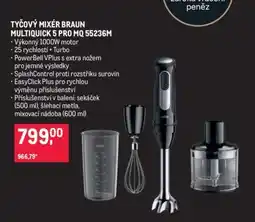 Makro TYČOVÝ MIXÉR BRAUN MULTIQUICK 5 PRO MQ 55236M nabídka