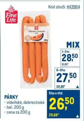 Makro PÁRKY nabídka