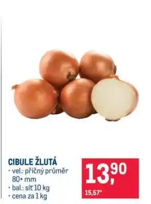 Makro Cibule žlutá nabídka