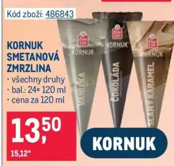 Makro KORNUK SMETANOVÁ ZMRZLINA nabídka