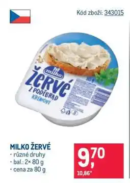 Makro Milko žervé nabídka