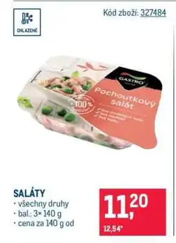 Makro Saláty nabídka