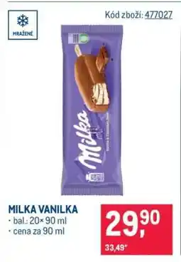 Makro MILKA VANILKA nabídka