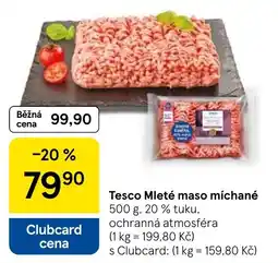 Tesco Tesco Mleté maso míchané nabídka