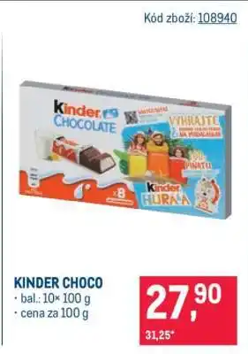 Makro KINDER CHOCO nabídka