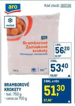 Makro Bramborové krokety nabídka