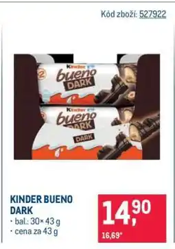 Makro KINDER BUENO DARK nabídka