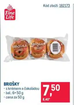 Makro Briošky nabídka