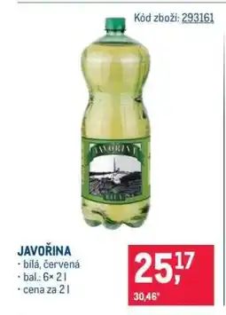Makro Javořina nabídka