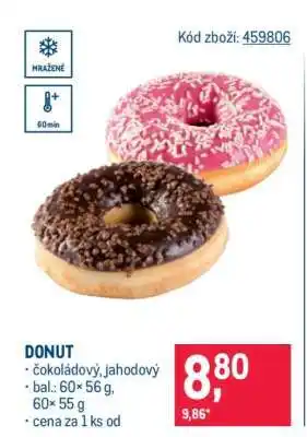 Makro Donut nabídka