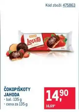 Makro ČOKOPIŠKOTY JAHODA nabídka