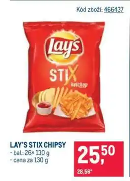 Makro LAY'S STIX CHIPSY nabídka