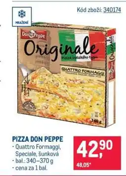 Makro Pizza Don Peppe nabídka