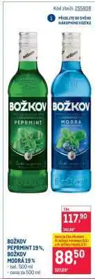 BOŽKOV PEPRMINT 19 %, BOŽKOV MODRÁ 19 %
