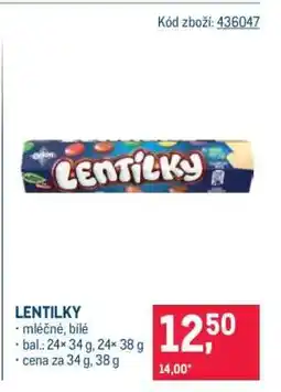 Makro Lentilky nabídka