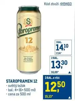 Makro Staropramen 12 nabídka