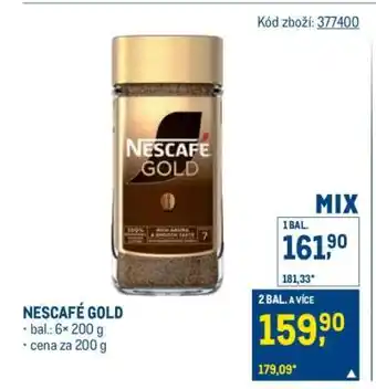 Makro Nescafé Gold nabídka