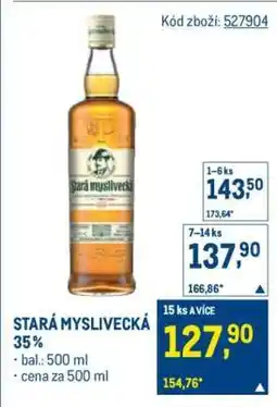 Makro STARÁ MYSLIVECKÁ 35% nabídka