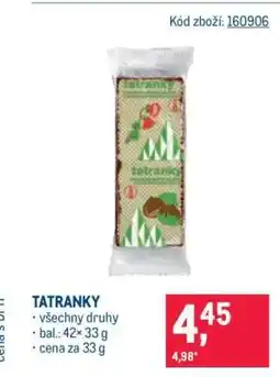 Makro Tatranky nabídka
